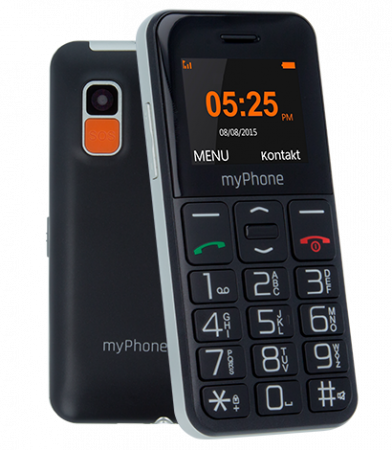 Telefon seniori meniu RO butoane mari ecran 2.7" camera foto radio FM difuzor lanterna functie SOS bluetooth Halo easy [1]