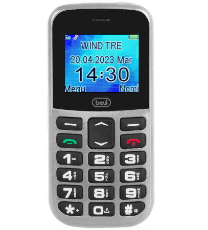 Telefon seniori butoane mari iluminate camera foto, difuzor, lanterna, agenda 150,  5 numere cu functie SOS, bluetooth ,iesire casti, ceas, alarma Trevi Italia MAX2006 [3]