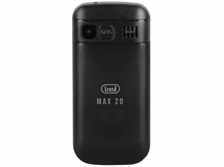RESIGILAT - Telefon seniori butoane mari iluminate camera foto, difuzor, lanterna, agenda 150,  5 numere cu functie SOS, bluetooth ,iesire casti, ceas, alarma Trevi Italia MAX2000 - RESIGILAT [4]