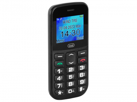 RESIGILAT - Telefon seniori butoane mari iluminate camera foto, difuzor, lanterna, agenda 150,  5 numere cu functie SOS, bluetooth ,iesire casti, ceas, alarma Trevi Italia MAX2000 - RESIGILAT [1]