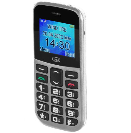 Telefon seniori butoane mari iluminate camera foto, difuzor, lanterna, agenda 150,  5 numere cu functie SOS, bluetooth ,iesire casti, ceas, alarma Trevi Italia MAX2006 [5]