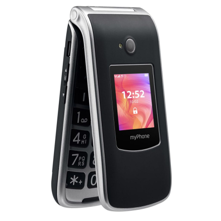 Telefoane mobile - Telefon seniori cu clapeta myPhone 2G soclu incarcare butoane mari doua ecrane 2.4 si 1.4 inch retele 2G dual sim meniu RO