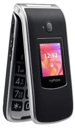 Telefoane mobile & Accesorii - Telefon seniori cu clapeta myPhone 2G soclu incarcare butoane mari  doua ecrane 2.4 si 1.4 inch