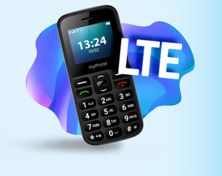 Telefoane mobile - Telefon seniori frecventa 4G  compatibil DIGI ecran 1.77” camera 0.3MP acumulator 800mAh Halo A LTE Meniu RO Negru