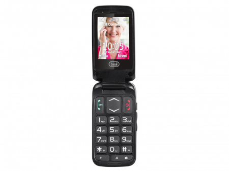 Telefon seniori Trevi Italia pliabil butoane mari camera foto, radio FM, difuzor, lanterna, agenda 250,  5 numere cu functie SOS, bluetooth ,iesire casti, reportofon, ceas, alarma [3]
