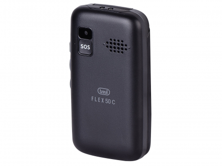 Telefon seniori Trevi Italia pliabil butoane mari camera foto, radio FM, difuzor, lanterna, agenda 250,  5 numere cu functie SOS, bluetooth ,iesire casti, reportofon, ceas, alarma [1]