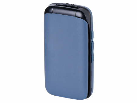 Telefon seniori Trevi Italia FLX50C04  pliabil butoane mari camera foto, radio FM, difuzor, lanterna, agenda 250,  5 numere cu functie SOS, bluetooth ,iesire casti, reportofon, ceas, alarma blue [2]