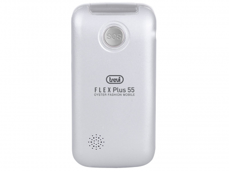 Telefon seniori Trevi Italia pliabil dubludisplay, butoane mari camera foto, radio FM, difuzor, lanterna, agenda 250,  5 numere cu functie SOS, bluetooth ,iesire casti, reportofon, alarma, silver [6]