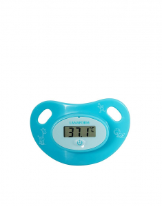 Termometru pentru copii tip suzeta, ecran LCD indicator febra, baterie slaba, semnal sonor, baterie CR2032 CADOU [2]