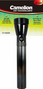 Resigilate - Lanterna cu 30 de LED-uri, luminozitate puternica, design profesional, aluminiu, CT4005, SuperBright, Camelion, RESIGILAT
