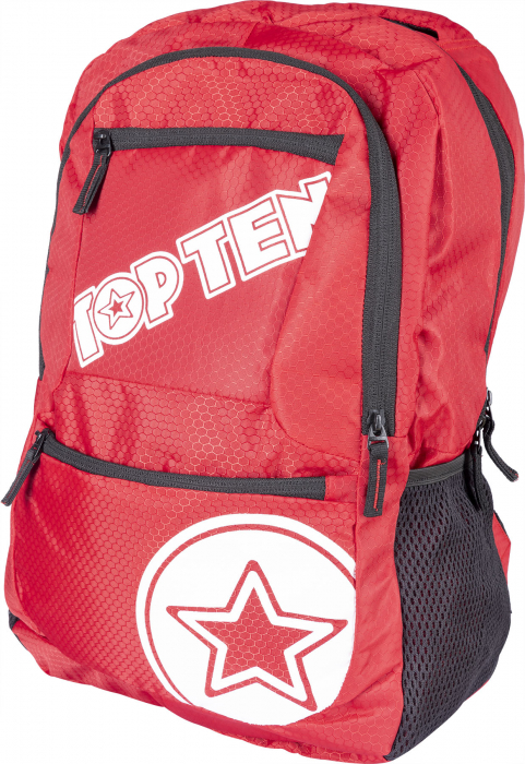 Rucsac “Hexagon”, Top Ten, rosu, 33 cm x 18 cm x 53 cm [3]