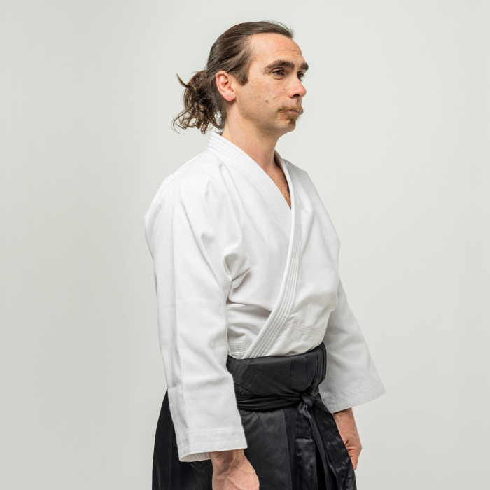 Bluză Aikido Ki Lightweight, alb, 190 cm [2]