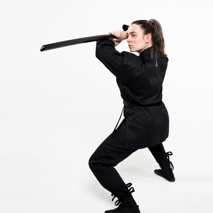 Bokken din lemn de fag acoperit cu negru [5]