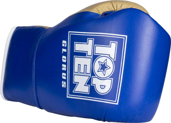 Boxhandschuhe “GLORUS” - blue-gold, 10 oz [2]