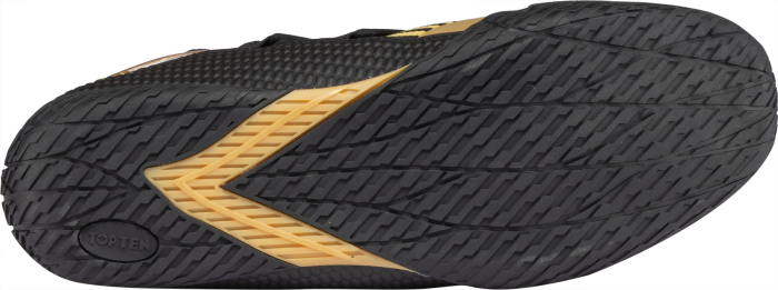 Ghete box,  "Footworker" - negru-auriu, marime 42 [5]