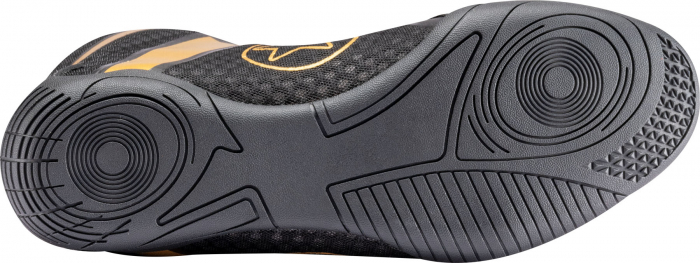 Ghete box “Speedmaster” - negru-auriu, marime 39 [5]