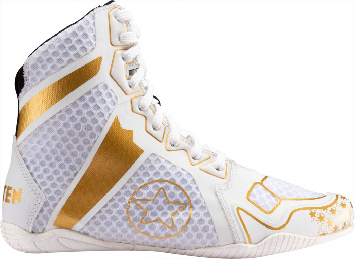 Ghete box “Speedmaster” - alb-auriu, marime 45 [2]