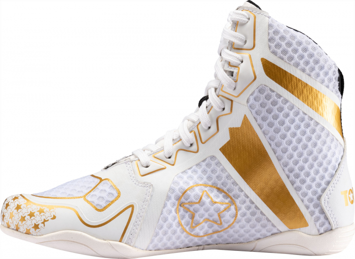 Ghete box “Speedmaster” - alb-auriu, marime 45 [3]