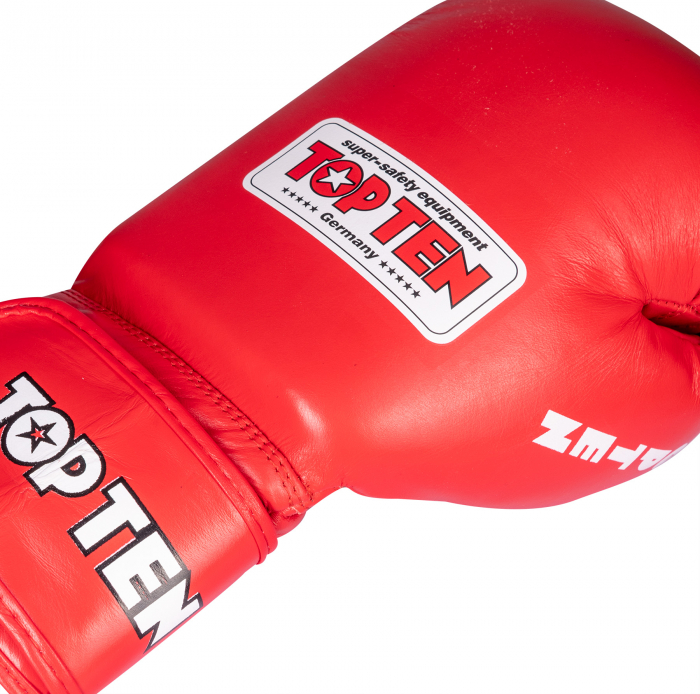 Manusi box “Competition” - 10 oz, Rosu [6]