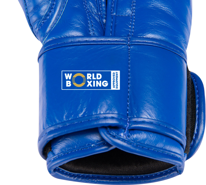 Manusi box "Competition" - 12 oz, albastru, cu certificare DBV ,German Boxing Association [5]