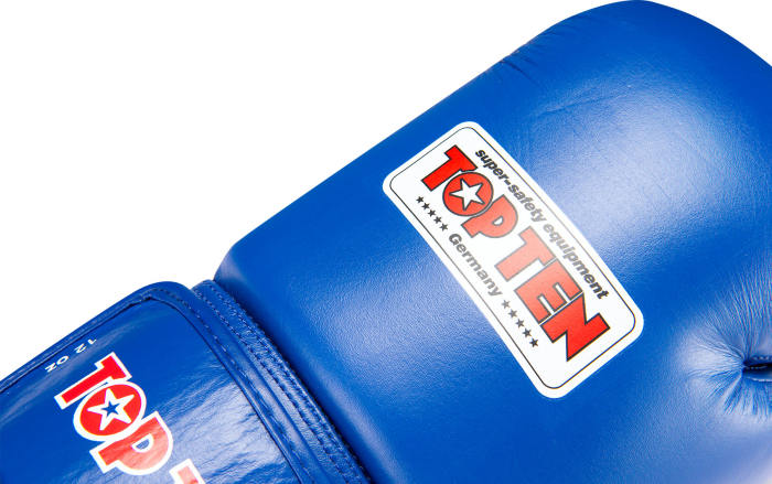 Manusi box "Competition" - 12 oz, albastru, cu certificare DBV ,German Boxing Association [4]