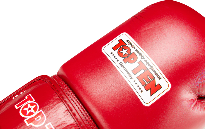 Boxing gloves "Competition" - 12 oz, red, with DBV certification for competitions of the German Boxing Association (Deutscher Boxsport-Verband e.V.) [4]