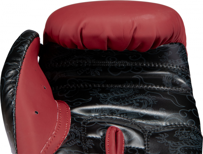 Manusi de box “Dragon” - 14 oz, rosu-negru [5]
