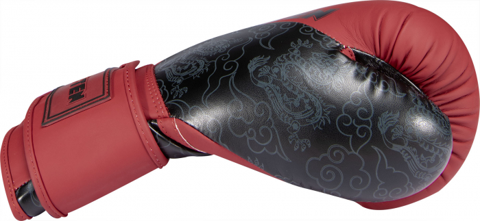 Manusi de box “Dragon” - 14 oz, rosu-negru [3]