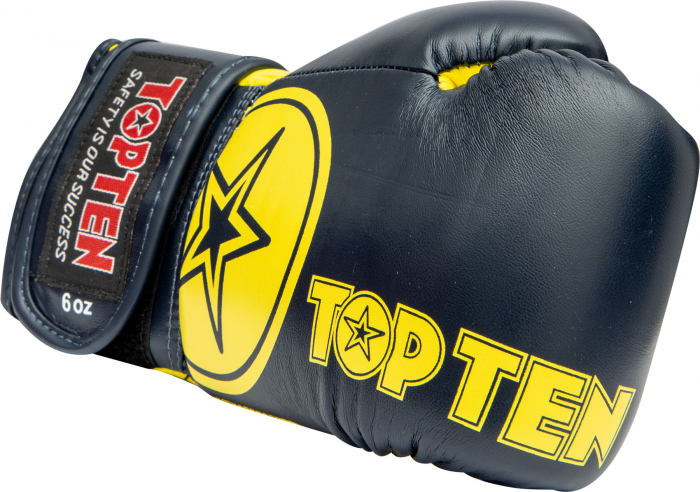 Boxing gloves “KIDS” - blue-yellow, 6 oz [2]