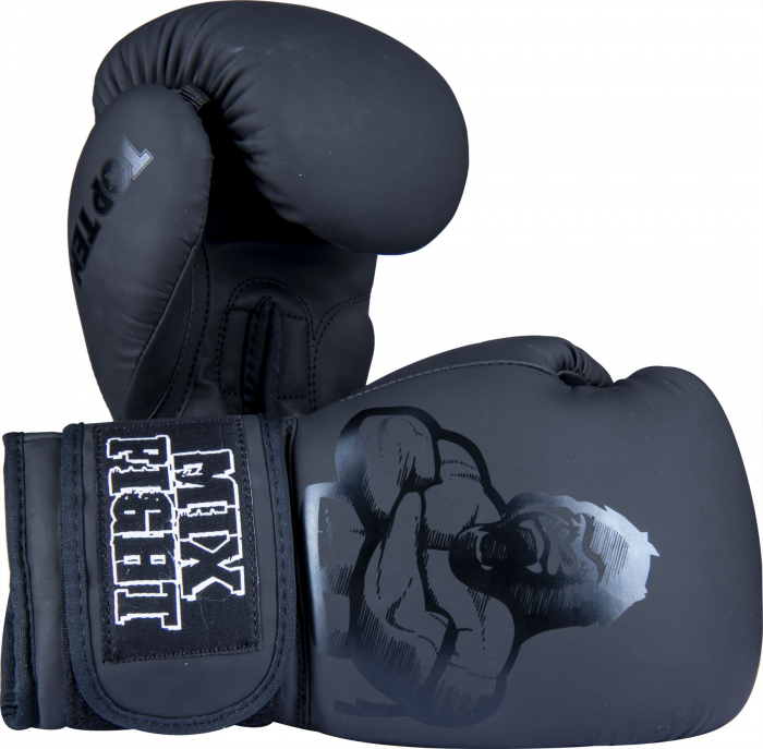 Manusi de box „Gorilla Mixfight” - Black -Black, 12 oz [1]