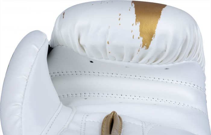 Manusi de box „Power Ink Golden Star” - Alb -Gold, 14 oz [5]