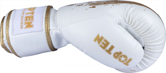 Manusi de box „Power Ink Golden Star” - Alb -Gold, 14 oz [3]