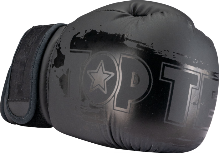 Boxing gloves “Power Ink Kids” - 6 oz, black-black, KidsCut [2]