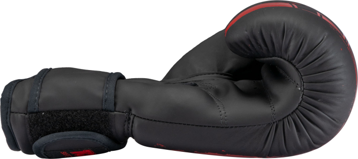 Boxing gloves “Power Ink Kids” - 6 oz, black-red, KidsCut [5]