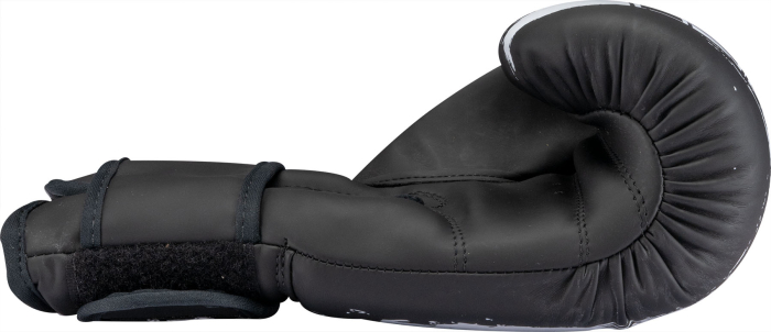 Boxing gloves “Power Ink Kids” - 6 oz, black-white, KidsCut [4]