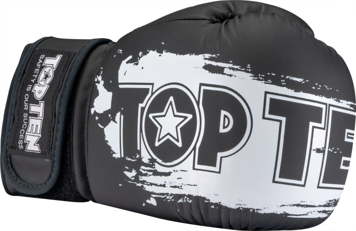 Boxing gloves “Power Ink Kids” - 6 oz, black-white, KidsCut [2]