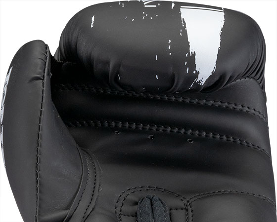 Boxing gloves “Power Ink Kids” - 6 oz, black-white, KidsCut [6]