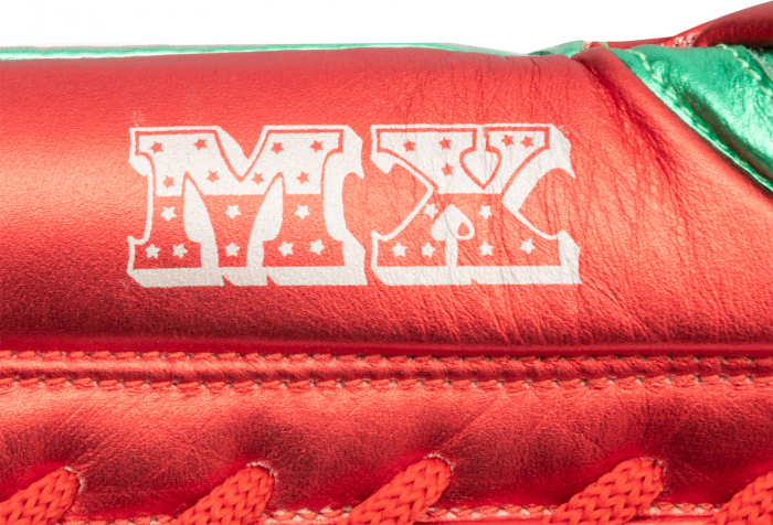 Manusi de box „Pro Mx” Rosu cu Verde, 10 oz [4]