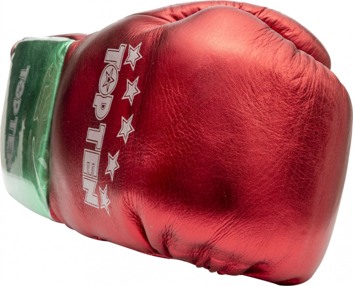 Manusi de box „Pro Mx” Rosu cu Verde, 10 oz, XL Cut [7]