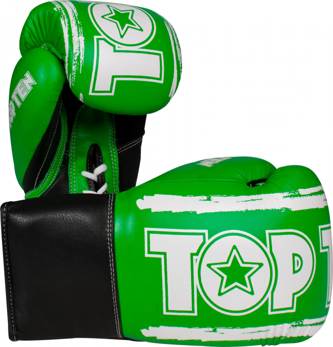 Manusi Box “RoundUP” - 14 oz, verde-alb [1]