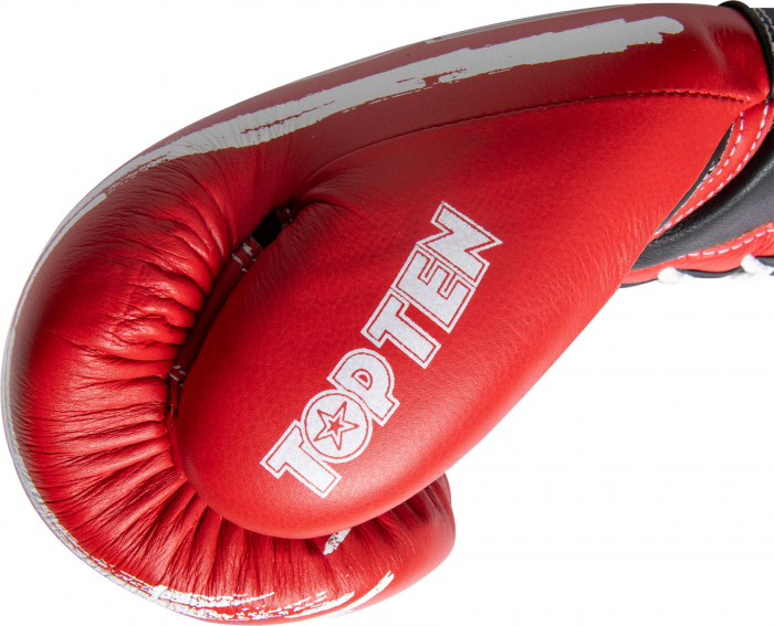 Manusi Box “RoundUP” - 8 oz, rosu-alb [2]