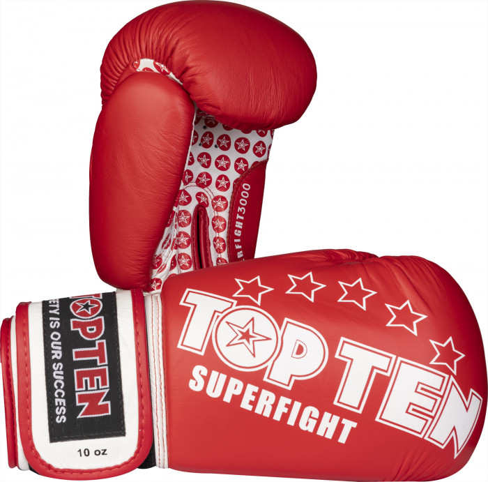 Manusi Box “Superfight 3000” - rosu, 10 oz [1]