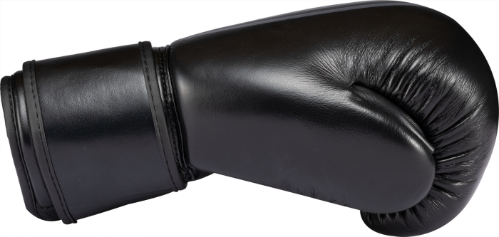 Boxing starter set "Mentor" with mouth guard and hand wraps - 10 oz, black-white [3]