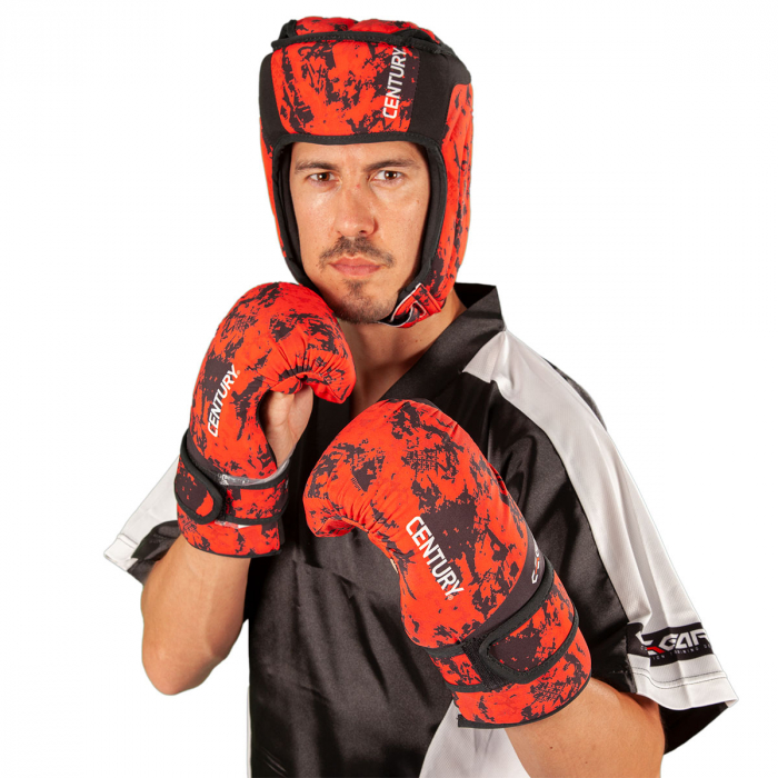 Casca lavabila protectie C-GEAR Sport Respect aprobata WAKO negru/rosu XS [5]