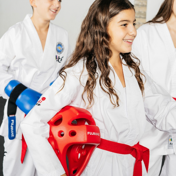 Casca protectie X-Shock ITF APPROVED, Fujimae, Rosu, M [6]