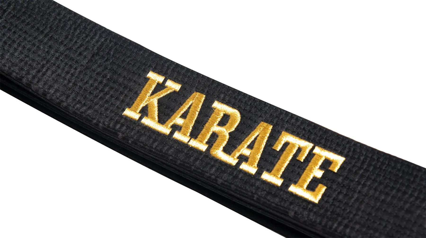 Centura de karate strălucitoare,in cutie (cu broderie) "KARATE" [3]