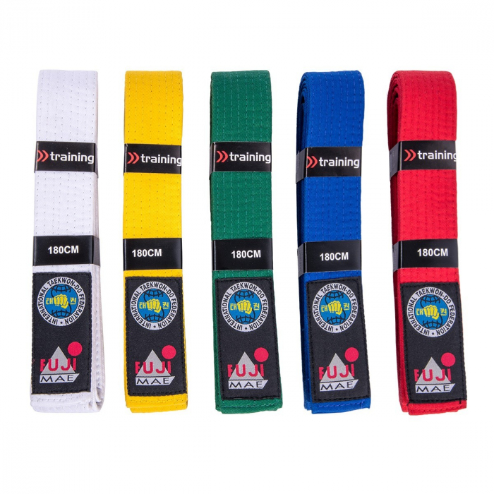 Centura Taekwon-do aprobata ITF, Fujimae, Rosu, 140 Cm [2]