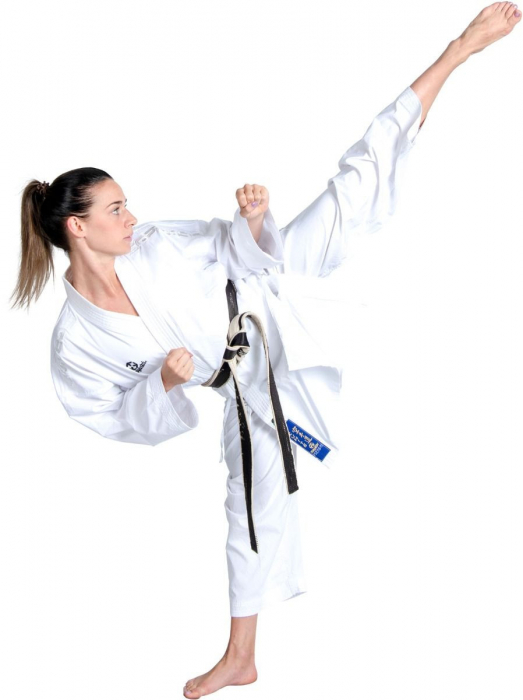 Karate-Gi "Premium Kumite", aprobat WKF, Hayashi, Alb, 140 cm [9]