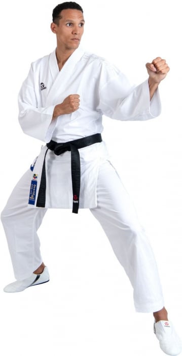 Karate-Gi "Premium Kumite", aprobat WKF, Hayashi, Alb, 140 cm [1]