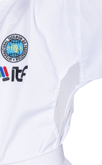 Dobok De-Luxe, aprobat ITF, Top Ten, Alb, 140 cm [7]